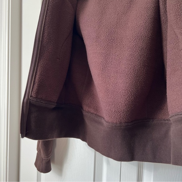 Lululemon Chocolate Brown Scuba Full-Zip Hoodie Size 4 - Picture 7 of 16